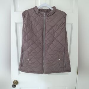 Quilted Chocolate Brown Vest